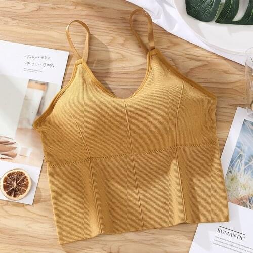 U-shaped Backless bra Cotton Bralette Elastic Gathering Bralette Push Up Bralette Top Bras for Women No Steel Ring with Bra