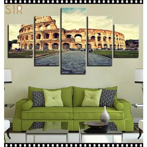 World Famous Architecture Beauty HD Five Wall Painting Decorative Painting Anime Posters Wall Decor Anime Decor Room Decor