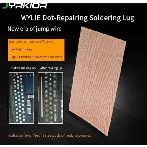 WYLIE Dots Repairing Soldering Lug for IPhone fingerprint repair CPU BGA CHIP Soldering Jumper Wire Spot Fixing Soldering Lug
