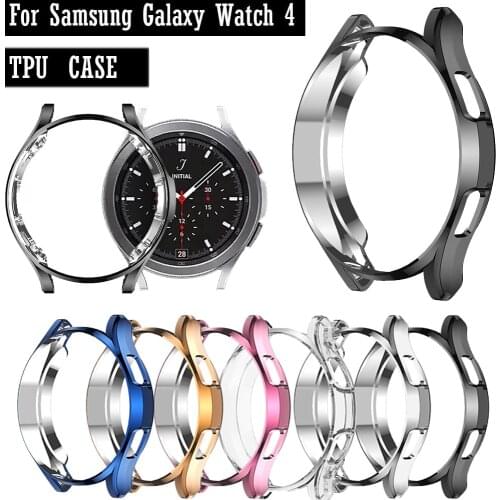 Case Screen Protector For Samsung Galaxy Watch 4 Classic 46MM 42mm Protective Case Cover Shell Replacement Accessories Frame TPU
