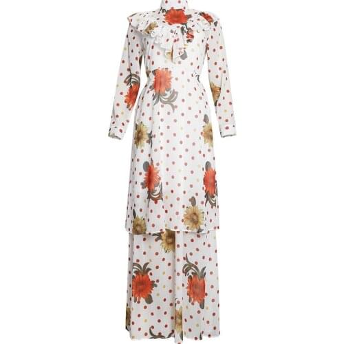 Vintage Floral Print Maxi Dress 2021 Spring Autumn Women Boho Long Sleeve Long Dress O-Neck Casual Shirt Maxi Dresses Robe