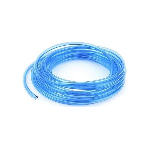 8mm OD 5mm ID Fuel Gas Air Polyurethane PU Tubing Hose Pipe 7M Clear Blue