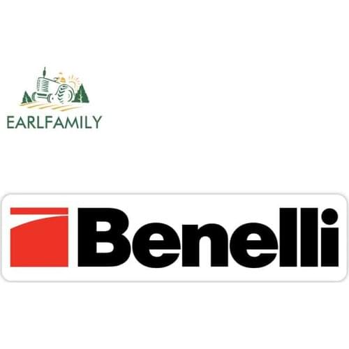 EARLFAMILY 13cm x 4.1cm For Benelli Armi Deca Personality Stickers Vinyl Car Sticker Anime Waterproof Personality Sticker