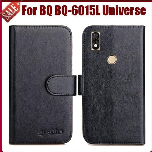 Hot Sale! BQ BQ-6015L Universe Case New Arrival 6 Colors High Quality Flip Leather Protective Cover Phone Bag