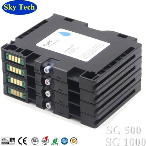 Sky Tech Compatible Ink Cartridge SG500 SG1000 , Premium Sublimation Color for Sawgrass Sublijet SG500 SG1000 Printer