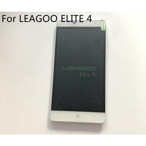 LEAGOO ELITE 4 Used LCD Display Screen + Touch Screen + Frame For LEAGOO ELITE 4 MTK6735 960*540 5.0 Inch Free Shipping