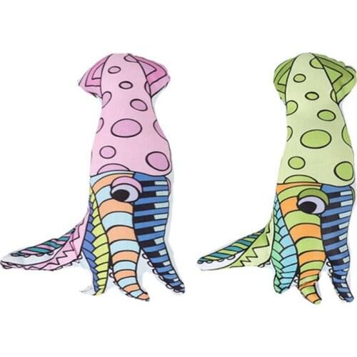 Lovely Puppy Plaything Pet Cat Dog Toy Dogs Chew Squeak Toys Squid Octopus Cute Oxford Cloth Pet Puppy Doll Playing Toy