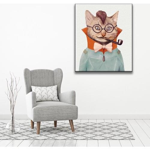 Modeling Cat Series DIY Paintings By Numbers For Children Animal Pictures Coloring By Number On Canvas Home Decor Children Gift