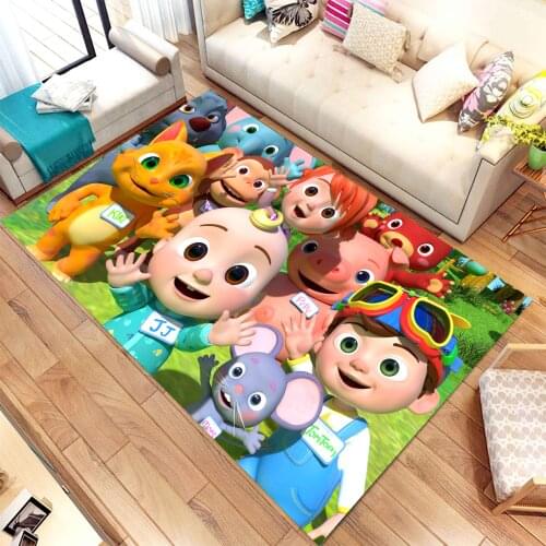Cartoon Rug, Co co Melon Kids Room Rug, Game Rug, Floor Rug, Modern Area, Rugs, Popular, Custom Rug, Gift, Kids Room Decor