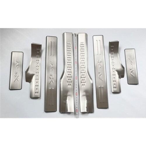 Stainless steel Scuff Plate/Door Sill Door Sill scuff plate door sill for Mitsubishi ASX 2013 TO 2019 Car-styling
