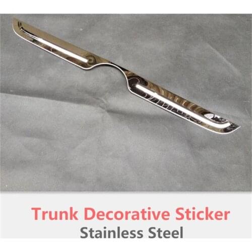 ABAIWAI Trunk Stainless Steel Sticker Decoration For Nissan X-Trail T32 Protective Exterior Car-Styling x trail 2014 2015 2016