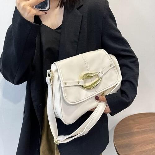 2022 New High-quality PU Leather Womens Designer Handbag High Capacity Shoulder Messenger Bag Square Armpit Bag