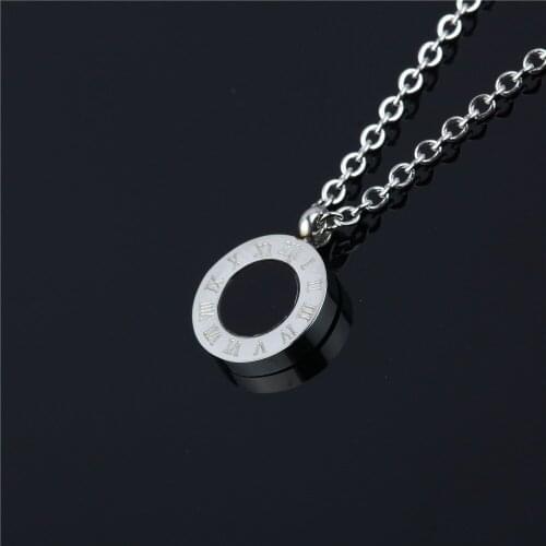 OUFEI Chain Necklace Stainless Steel Women Fashion Jewelry Black Shell Necklace Jewellery Chocker Accessories