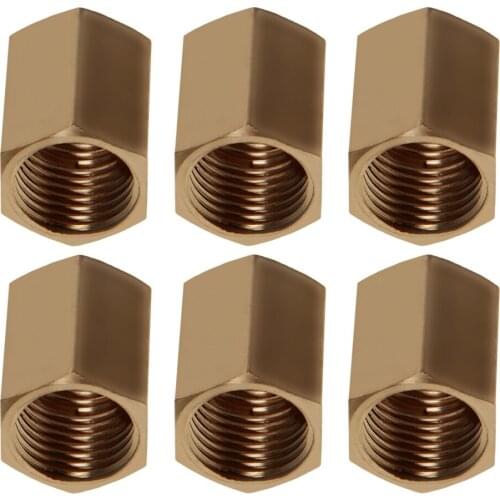 MroMax 2/4/6PCS Straight Female Threaded Fitting Thread Specification G1/8/G1/4/G3/8 Suit Pipe 1/2/3 Points Length 17/19/23mm