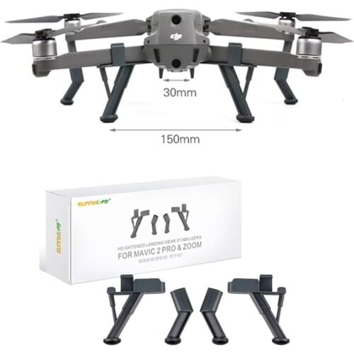 1 Set Heightened Landing Gear Extended Leg Landing Skids Legs Stabilizers For DJI MAVIC 2 PRO/ZOOM Drone