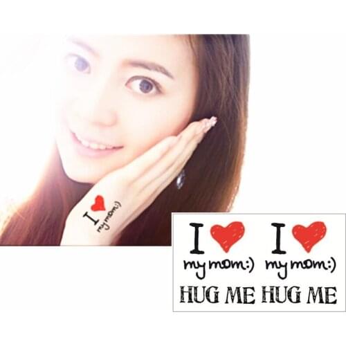 SHNAPIGN Heart-shaped Flash Tattoo Hand Sticker 10.5*6cm Small Waterproof Henna Beauty Temporary Body Sticker Art FREE SHIPPING