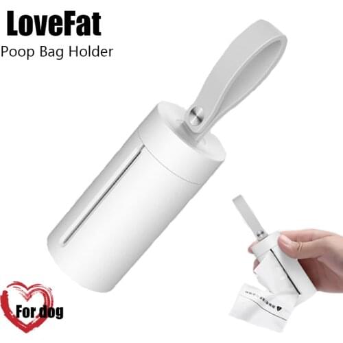 Silica gel Poop Bag Holder Attaches to Dog Leash , Earth Rated Poop Bags-8 Roll (15 Bags), Waste Bag Dispenser -1pcs Makes a Gre