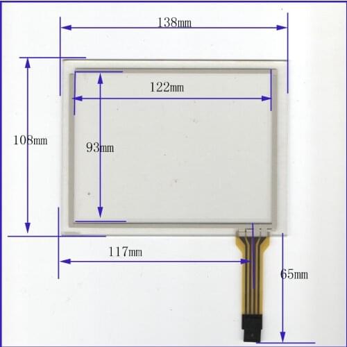 For VT515W 138mm*108mm on display TR4-057F-19 compatoble UN UG NEW Touch Screen 5.7inch glass 138*108 commercial use