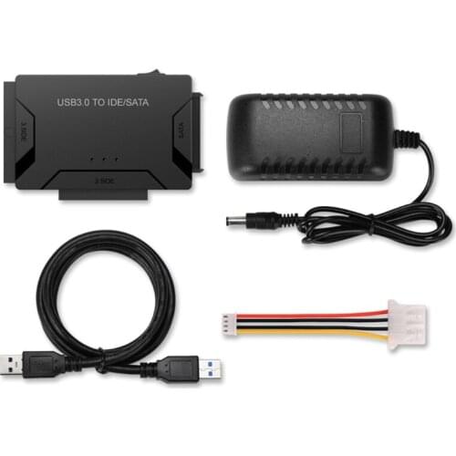 USB to SATA IDE Adapter USB 3.0 Sata 3 Cable for 2.5 3.5 Hard Disk Drive HDD SSD Converter IDE SATA Adapter Multi-Use
