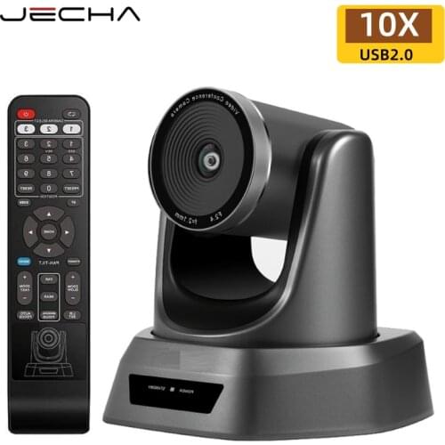 Jecha NV10X HD1080P60fps Video Conference System webCam PTZ Camera 10X Zoom USB Output webCam for BigRooms