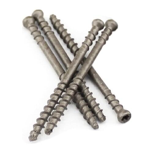30pcs M4.2 Torx cuntersunk head Anti-rust screws T&TX flat head self-tapping outdoor terrace wood bolt 38mm-78mm long
