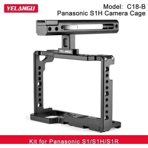 Camera Cage Protective Case Mount For YELANGU C18-B With Top Handle Grip Camera Photo Studio Shooting