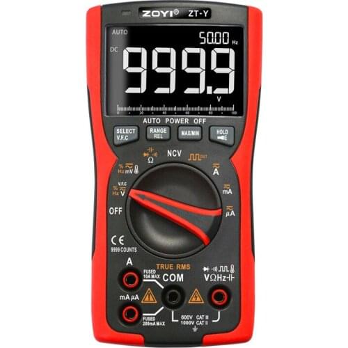 ZOYI ZT-Y Professional Digital Multimeter High-precision Auto Range NCV Multimetro VFC Micro Current Voltage Tester LCR Tester