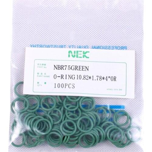 10.82*1.78mm ) #8 R12 NBR Rubber O-Ring Seal Kit,High Temperature Resistance for Car Air Conditioning valve 1/4 5/16 3/8 1/2