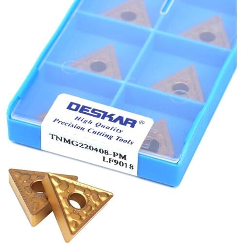 10pcs TNMG220408-PM LF9018 TNMG220412-PM LF9018 CNC Lathe Turning Tools Carbide Insert High-quality coated blade for steel parts