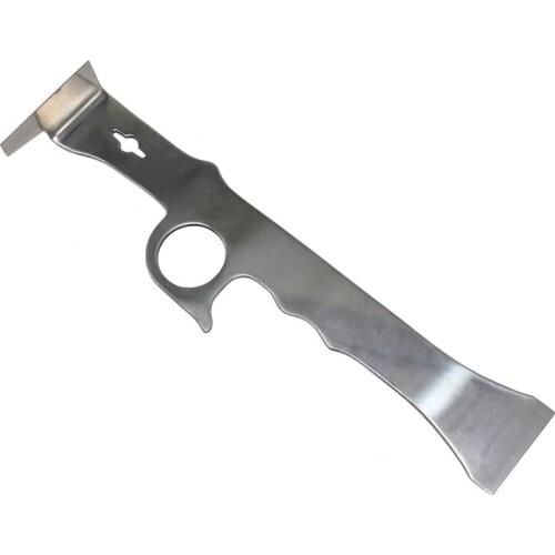 2pcs Beekeeping Tool Manufacturer Direct Selling Stainless Steel Elbow Scraper Thumb Knife Multifunctional Honey Cutter