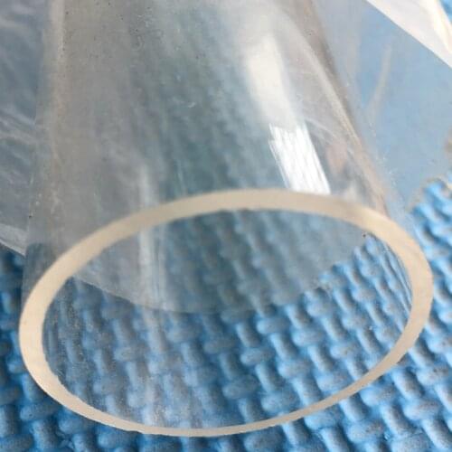 2pcs OD120x5x1000MM Acrylic Tubes High Clear Home Garden Decor Building Material Improvement Towel Rail Shower Curtain Pipe