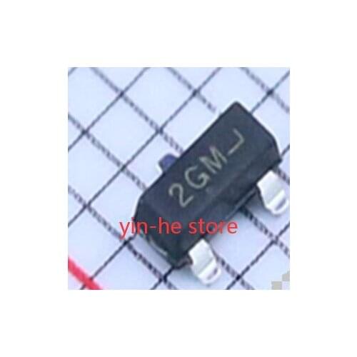 20PCS MMBTA56LT1G SOT23 screen printing 2GM ON ON Semiconductor PNP 80V 0.5A SMD transistor