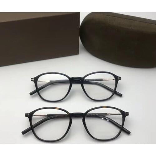 2021 Vintage Tom For Man Optical Eyeglasses Frames Forde Acetate men Women Reading Myopia Prescription Glasses TF5397 With Case