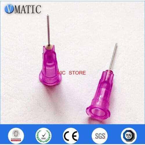 Free Shipping 100pcs 24G 0.5'' 1/2 Inch Syringe Glue / Liquid Dispensing Needle Tips