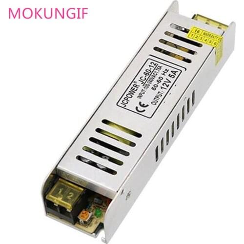 LED Power Supply AC220V to DC12V 60W 120W 180W 200W 240W 360W thin long LED Driver Power Adapter LED Lighting Transformers