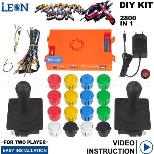 Cga Vga Hdmi Output Arcade Cabinet Kit Pandora Box Cx Sanwa Original Arcade Button Kit Arcade Joystick Save Game Progress Hd720p