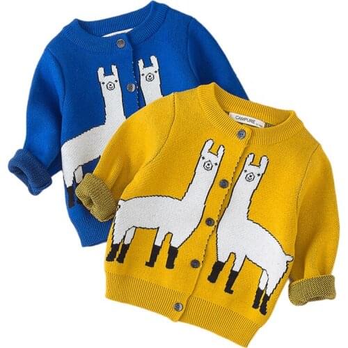 Kids Baby Girls Boys Sweater Autumn Winter Full Sleeve Cartoons knitted Outwear Coat Toddler Children Girls Cardigan Sweater