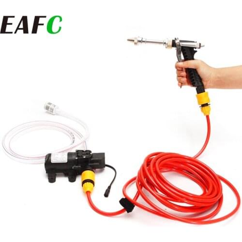 EACF 12V Car Washing Machine High Pressure Car Electric Washer Wash Pump Set Portable Auto Washing Machine Kit Car Washing Tools