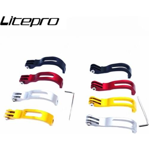 For Brompton Folding Bike Light Bracket Aluminum Alloy Cateyes Lamp Holder BMX Road Bicycle Light Stand Accessories