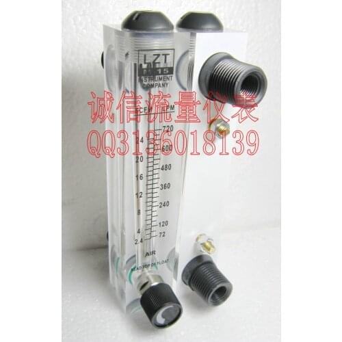 LZT-15T 72~720LPM air flow meter with adjusting panel 2.4-24SCFM