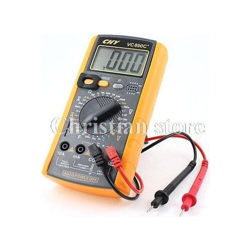 VC890C+ LCD Display Multi-Tester Digital Multimeter Tester Tool