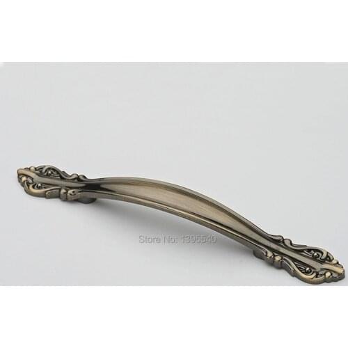 New 128mm Sample Bronze Cabinet Hanles Euro-Style Furniture White Knob Creative Modern Cupboard Closet Drawer Handle Pulls Bars