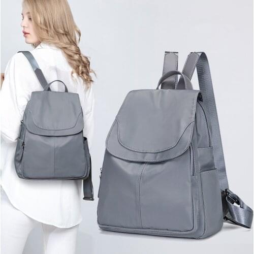 New Womens Nylon Backpacks High Quality Large Capacity Travel Bagpack Fashion Lady Shoulder Bags School Bags For Teenage Girls