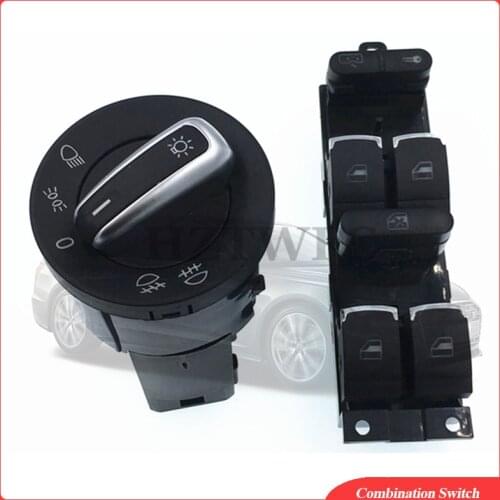 Electric Headlight Window Control Switch For VW 99-04 Passat B5 B5.5 Golf 4 Jetta MK4 GTI BORA BEETLE 3BD941531 3BD959857