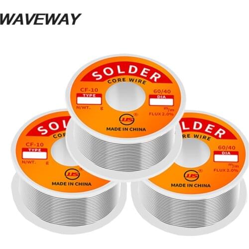 1/2/3 Pcs Desoldering Wires Braid Mechanic Rosin Core Solder Wire Roll 0.5/0.6/0.8/1/1.2/2 mm 63/37 FLUX 2.0% 45FT Tin Wire Melt