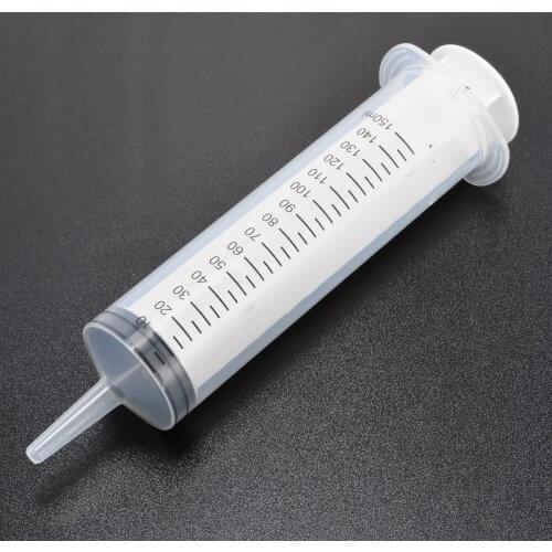 1 Piece 150ML Syringe Plastic Glue Syringe Large Plastic Syringe Measuring Reusable For Liquids Gels Glues
