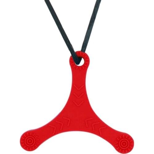 2021 New Baby Teether Silicone Sensory Chew Necklace for Autistic/Anxiety Aid Safe Toy