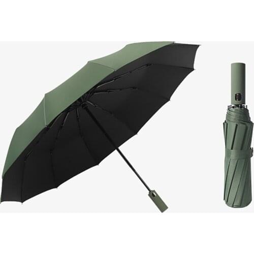 Wind Resistant Folding Pure Color Umbrella Rain Women Rainy Wproof Clear Rain Dual-use Umbrella
