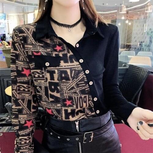 YINGAICONG Printed Blouses