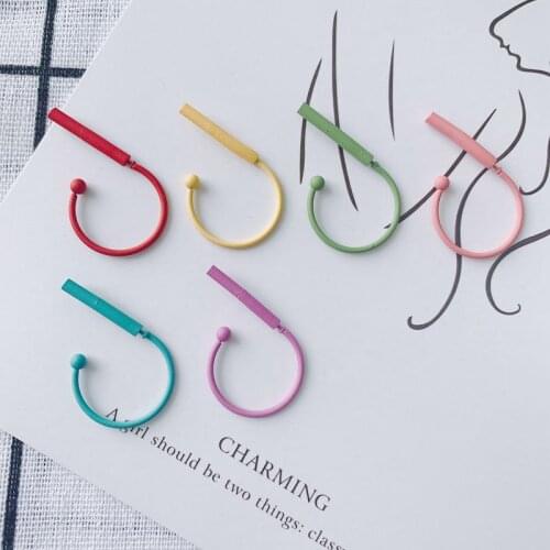 DIY jewelry basic accessories wholesale iron spray paint summer small fresh simple personality earrings earrings wholesale